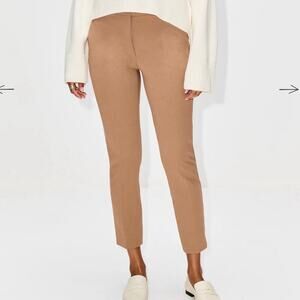 MAX MARA Pegno Slim Ankle Pant Size 6? Honey Tan Jersey Chino Pant